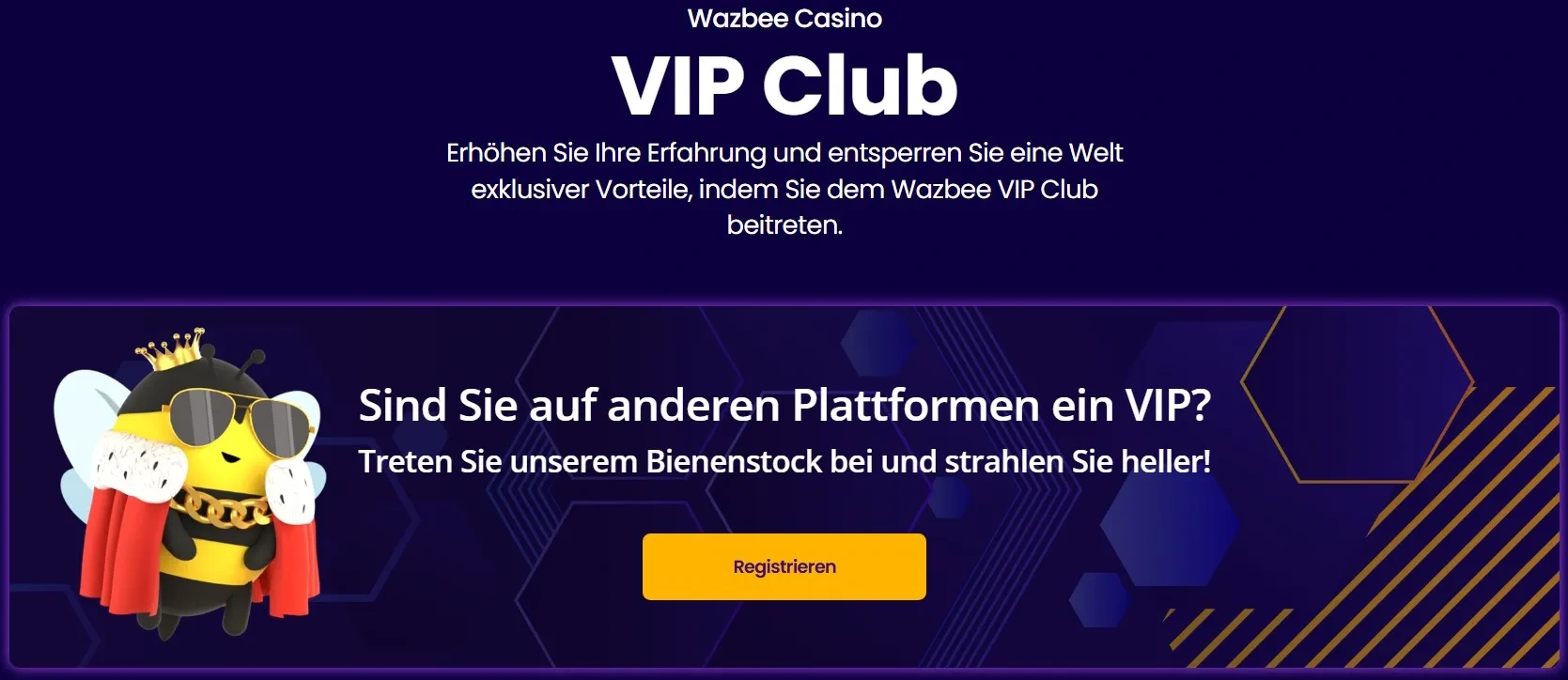 Wazbee casino promoties vip
